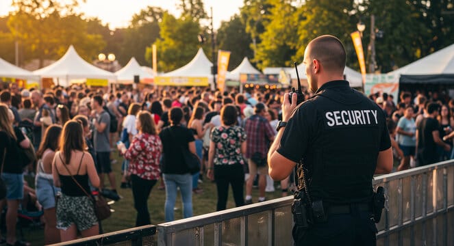 Concert security guard